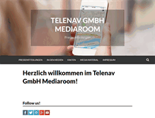 Tablet Screenshot of presse.skobbler.de